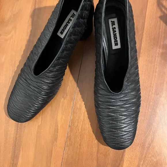 Jil Sander block heel loafers - Picture 6 of 7